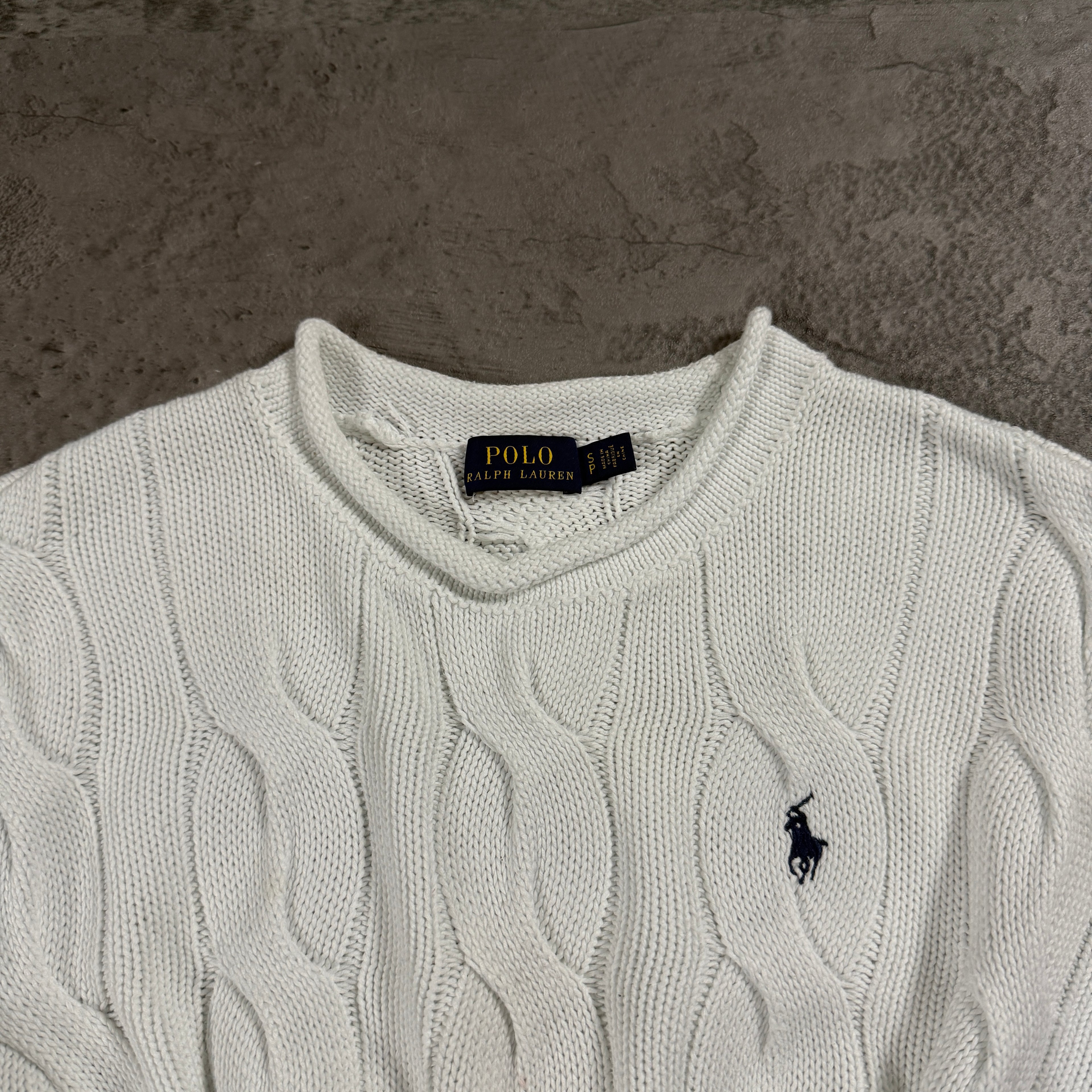 Ralph Lauren Strickpullover Zopfmuster Women (S)