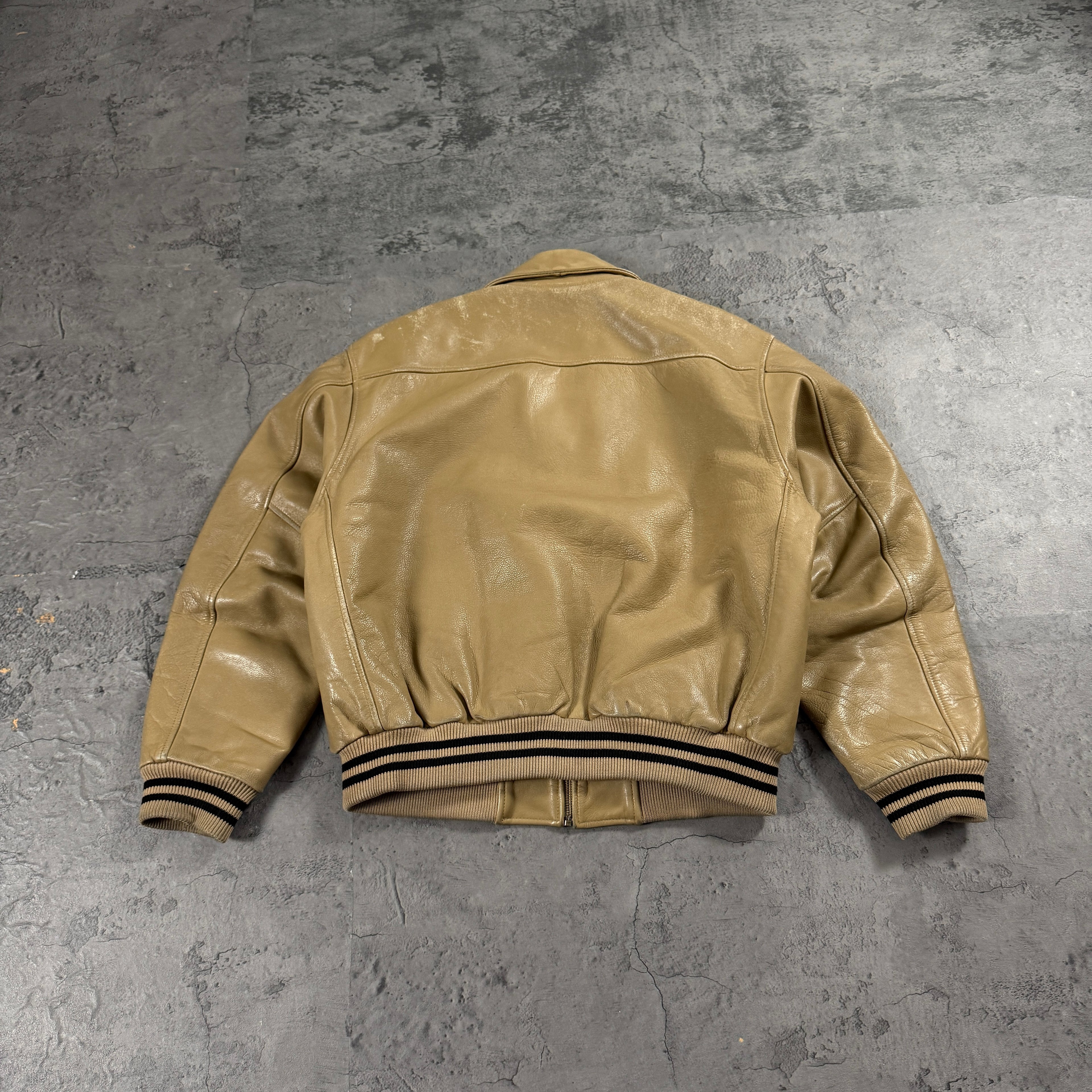 Vintage Redskins Lederjacke (L)