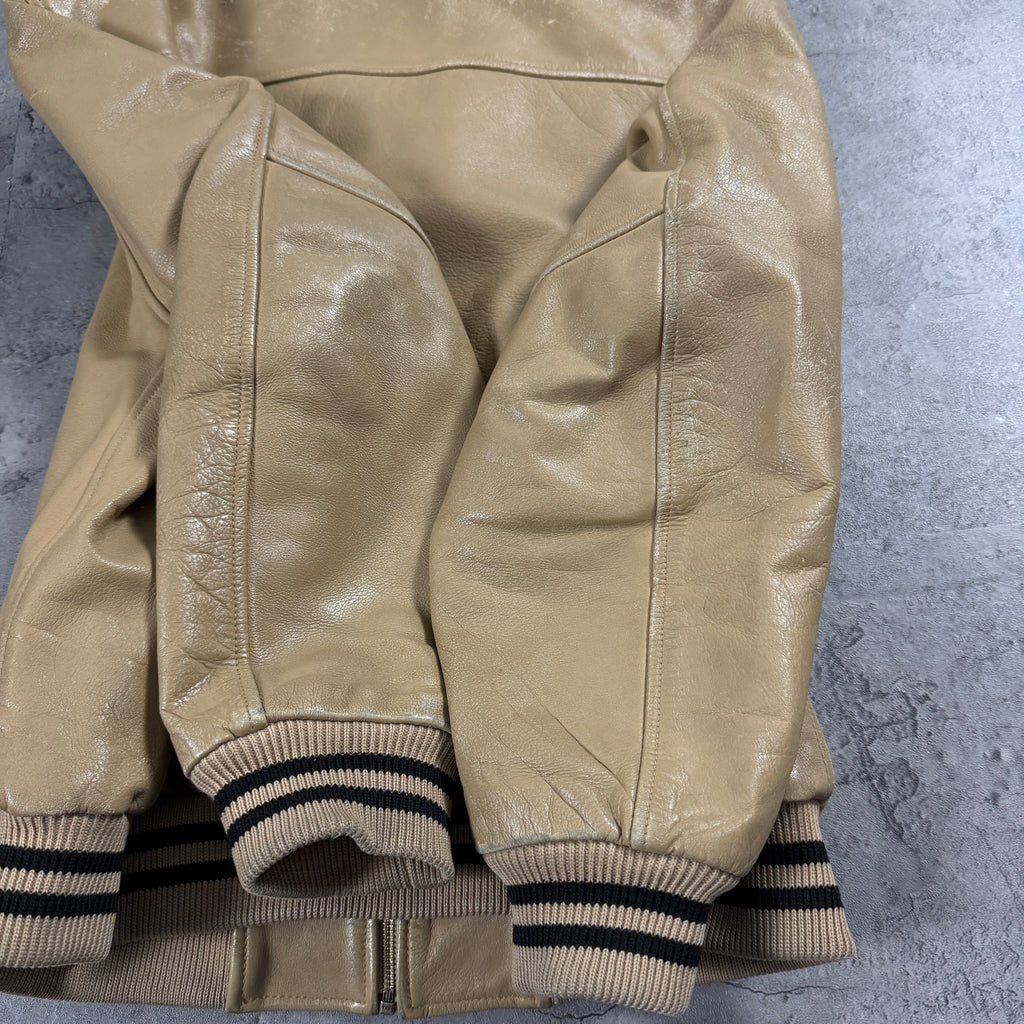 Vintage Redskins Lederjacke (L)