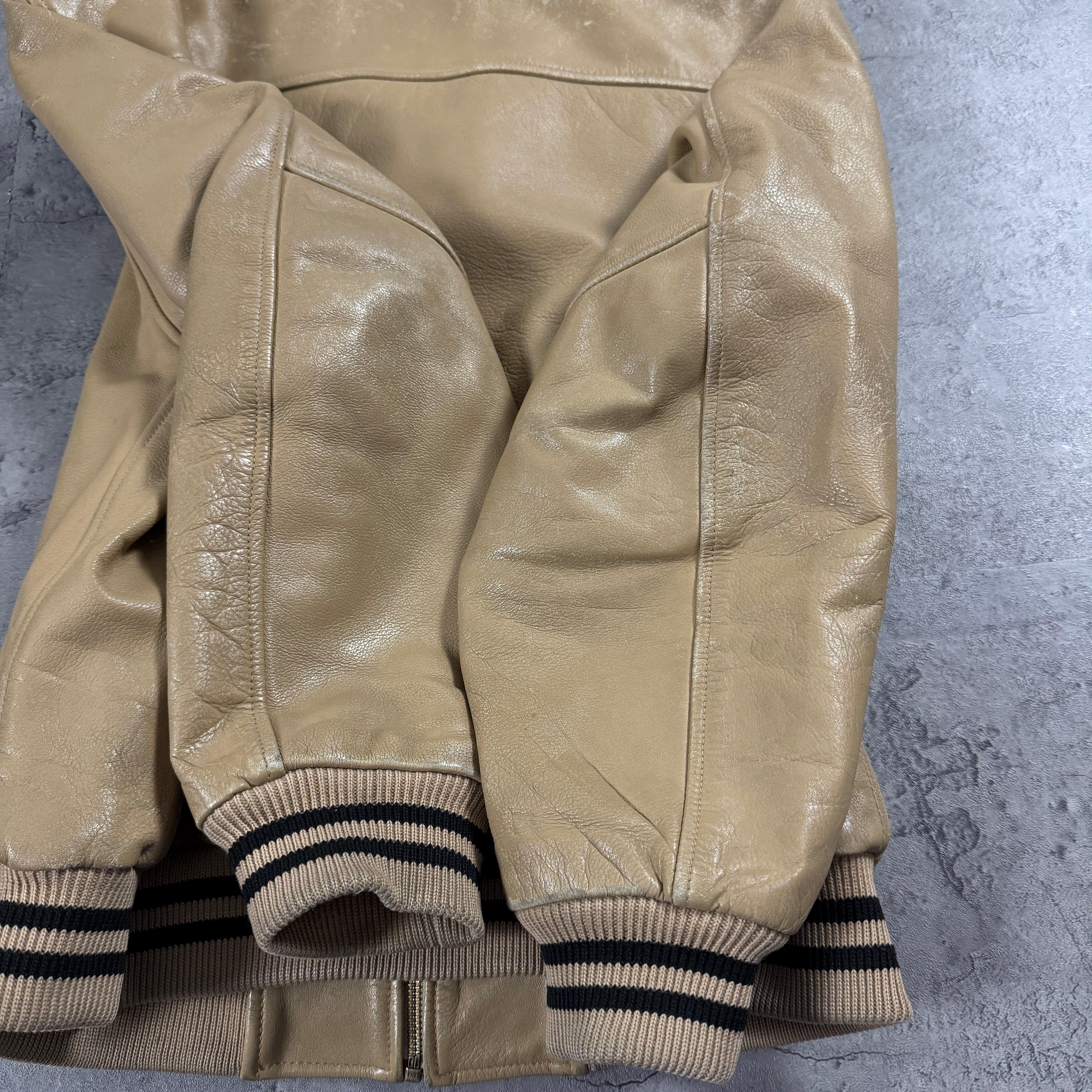 Vintage Redskins Lederjacke (L)