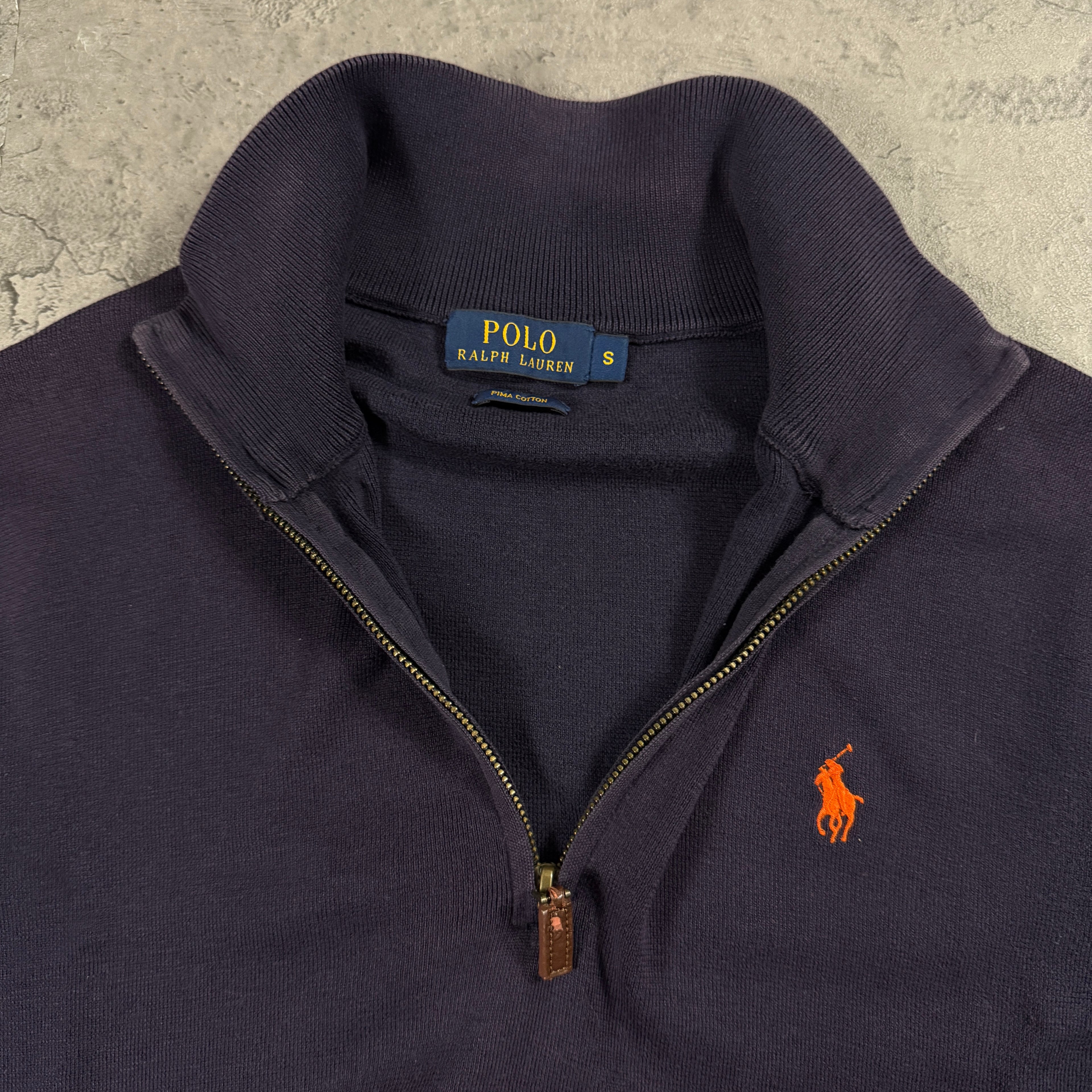 Ralph Lauren 1/4 Zip Strickpullover (S)