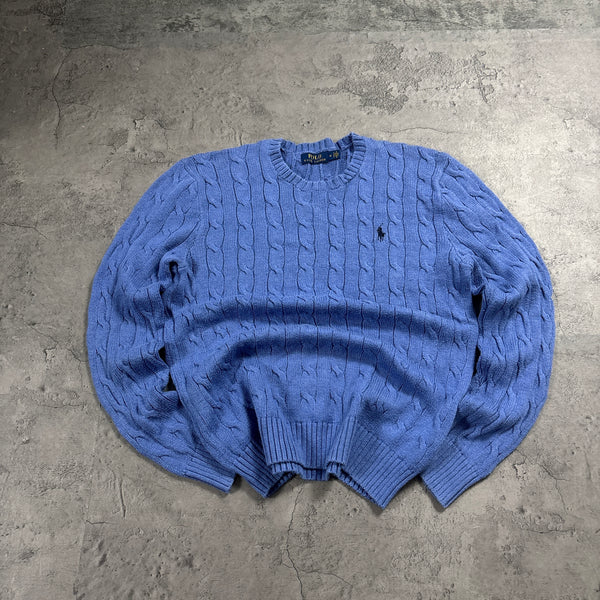 Ralph Lauren Strickpullover Zopfmuster (M)