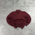 Vintage Ralph Lauren 1/4 Knopf Strickpullover (S)
