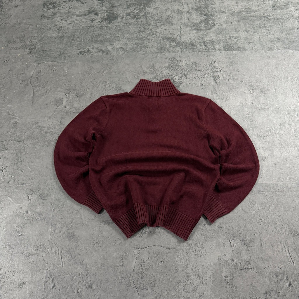 Vintage Ralph Lauren 1/4 Knopf Strickpullover (S)