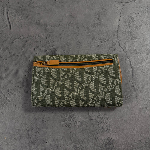 Vintage Christian Dior Trotter Saddle Canvas Wallet