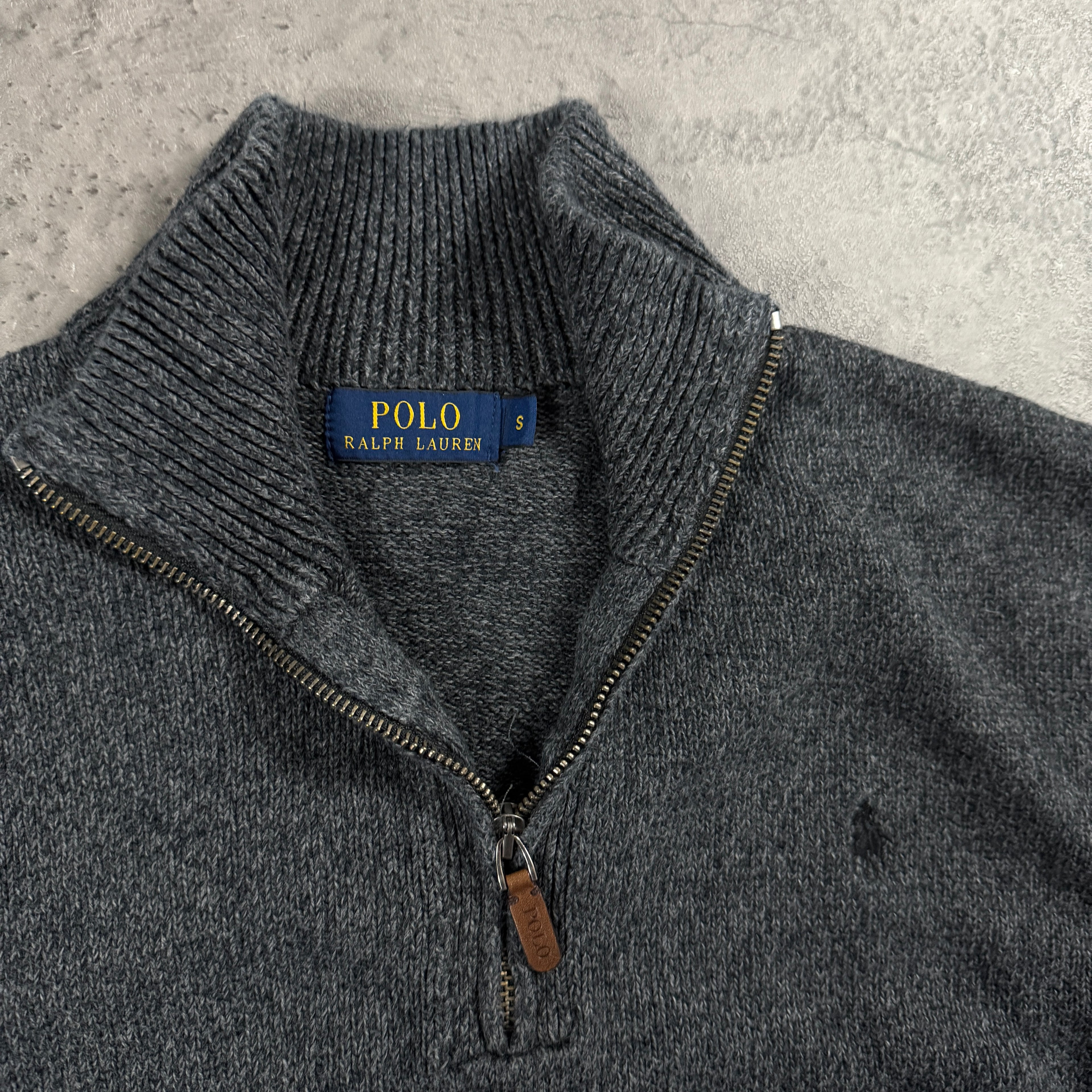 Ralph Lauren 1/4 Zip Strickpullover (S)
